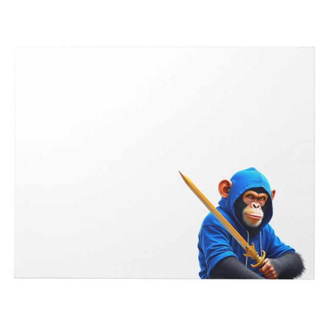Chimpanzee Notizblock (Vorderseite)
