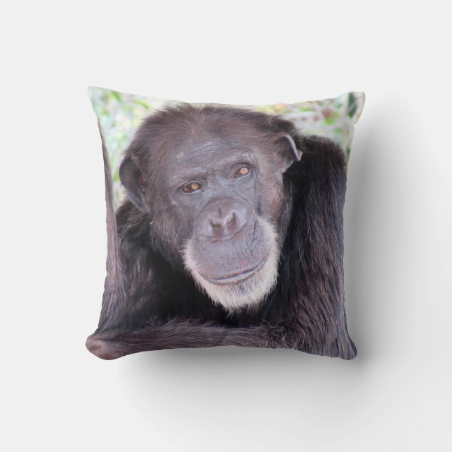 Chimpanzee Pillow Kissen (Vorderseite)