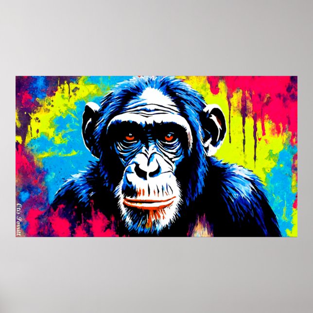 CHIMPANZEE POSTER (Vorne)