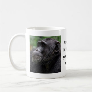 Chimpanzee themed coffee mug kaffeetasse