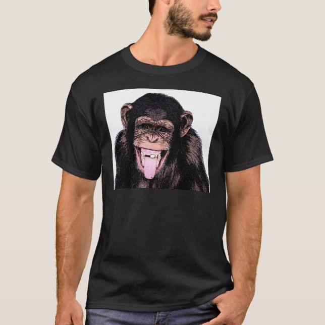 Chimpanzee Tongue T-Shirt (Vorderseite)