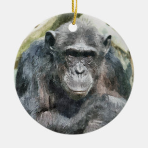 CHIMPANZEES KERAMIKORNAMENT