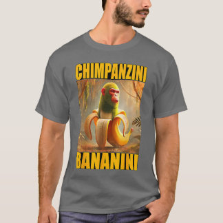 Chimpanzini Bananini Italien Brainrot Meme Jungen  T-Shirt