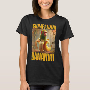 Chimpanzini Bananini Italienisch Brainrot Meme Boy T-Shirt