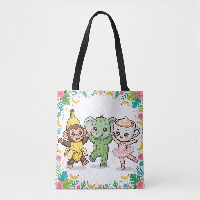  Chimpanzini Bananini Jungle Party Tote (Vorderseite)
