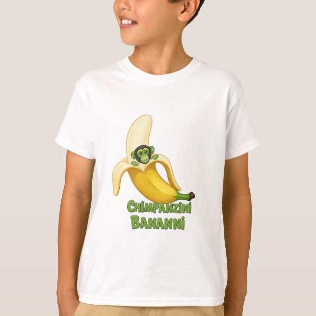 Chimpanzini Bananini T - Shirt | Funny Italian Bra (Vorderseite)