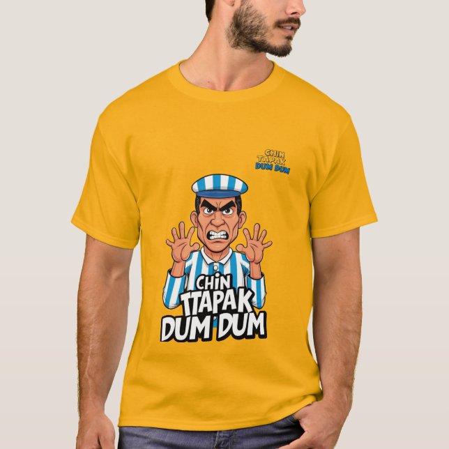 Chin Tapak Dum Dum - Cartoon Gefangener T - Shirt (Vorderseite)