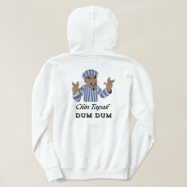 Chin Tapak Dum Dum Hoodie für Männer (Design Rückseite)