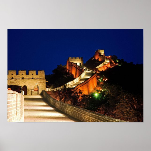 China, Abtreibung, große Mauer, Sicht auf Poster (Vorne)