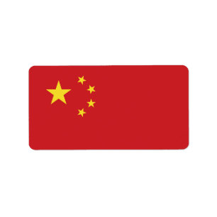 China Adressaufkleber