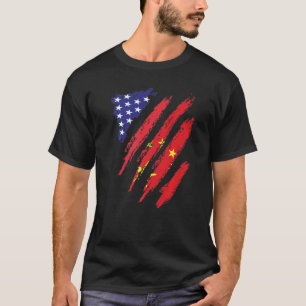 China American Ground Flag USA Patriot Heritage Mo T-Shirt