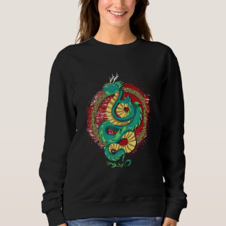 China Asia Mythical Creature Fantasy Animal Chines Sweatshirt