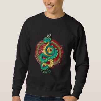 China Asia Mythical Creature Fantasy Animal Chines Sweatshirt