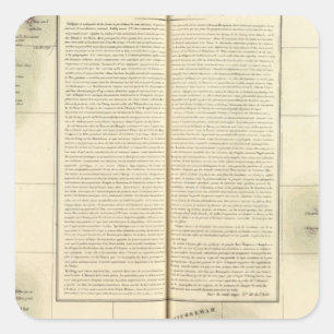 China, Asien 88 Quadratischer Aufkleber