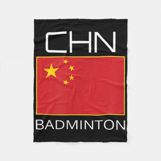 China Badminton Team Fan Geschenk Chinesisch Athle Fleecedecke (Vorderseite)