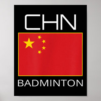 China Badminton Team Fan Geschenk Chinesisch Athle Poster
