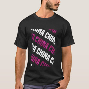 China Camouflage Muster Pink Camouflage T-Shirt