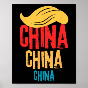 China China China Trump Rezession 2025 Poster