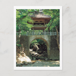 China ~ Chinesische Pagoda-Gebirgslandschaft Postkarte