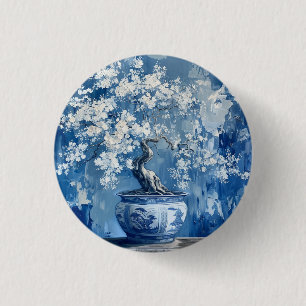 China Chinoiserie Cherry Button