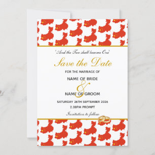 CHINA Christliche besondere Veranstaltung Hochzeit Save The Date
