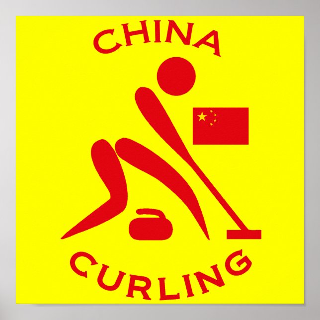 China Curling Poster (Vorne)