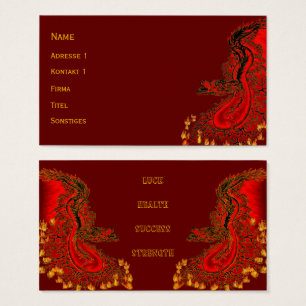 China Drachenrot und Golddesign