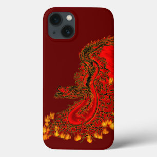 China Drachenrot und Golddesign Case-Mate iPhone Hülle