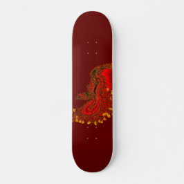 China Drachenrot und Golddesign Skateboard