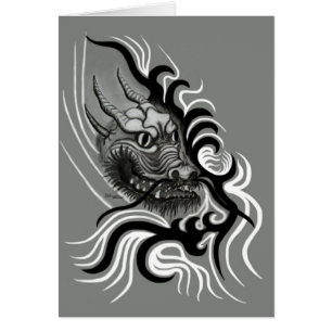 China Dragon im Tattoostil