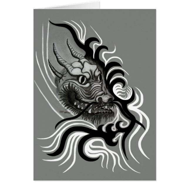China Dragon im Tattoostil (Vorne)