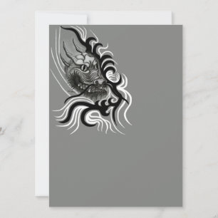 China Dragon im Tattoostil