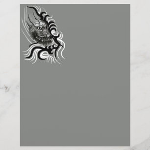 China Dragon im Tattoostil