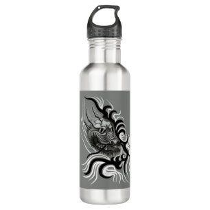 China Dragon im Tattoostil Trinkflasche