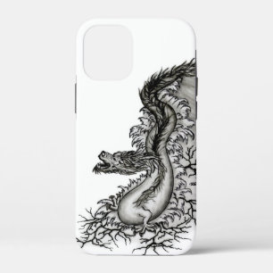 China Dragon, Schwarzweiß-Design in Tattoostyl Case-Mate iPhone Hülle