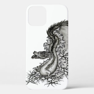 China Dragon, Schwarzweiß-Design in Tattoostyl Case-Mate iPhone Hülle