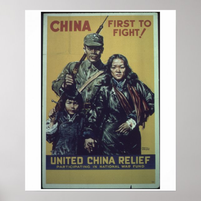 China-First_to_Fight_Propaganda-Poster Poster (Vorne)