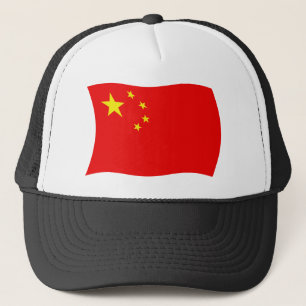 China Flag Hat Truckerkappe