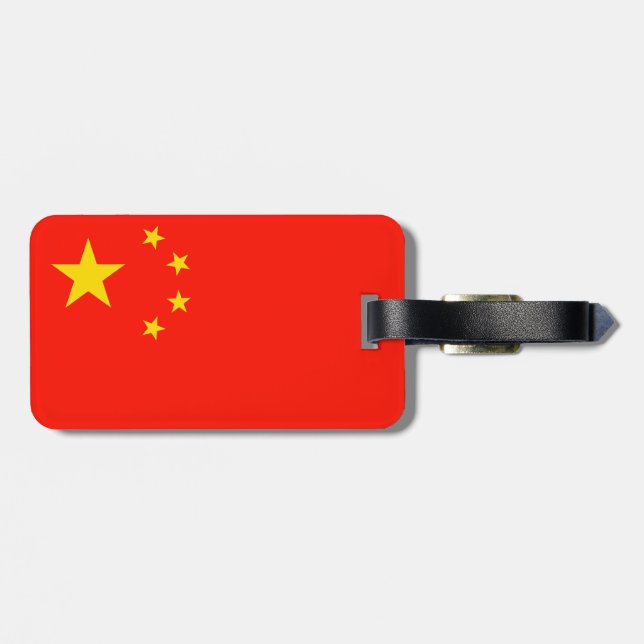 China Flag Hohe Qualität Gepäckanhänger (Rückseite horizontal)