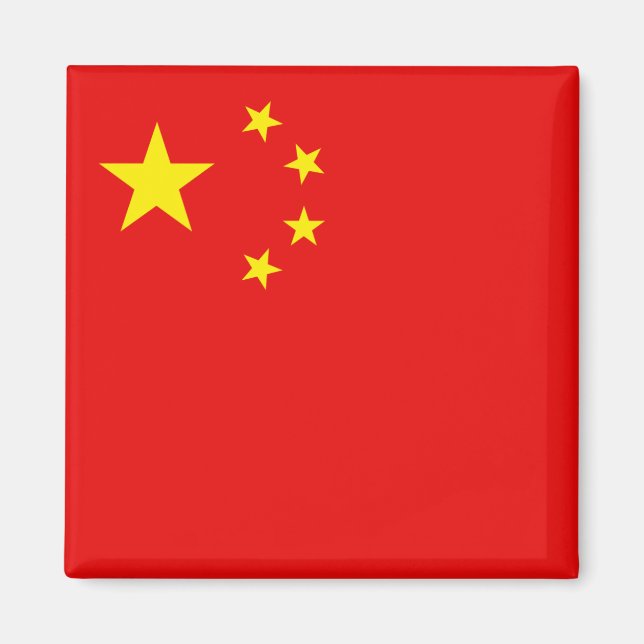China Flag Magnet (Vorne)
