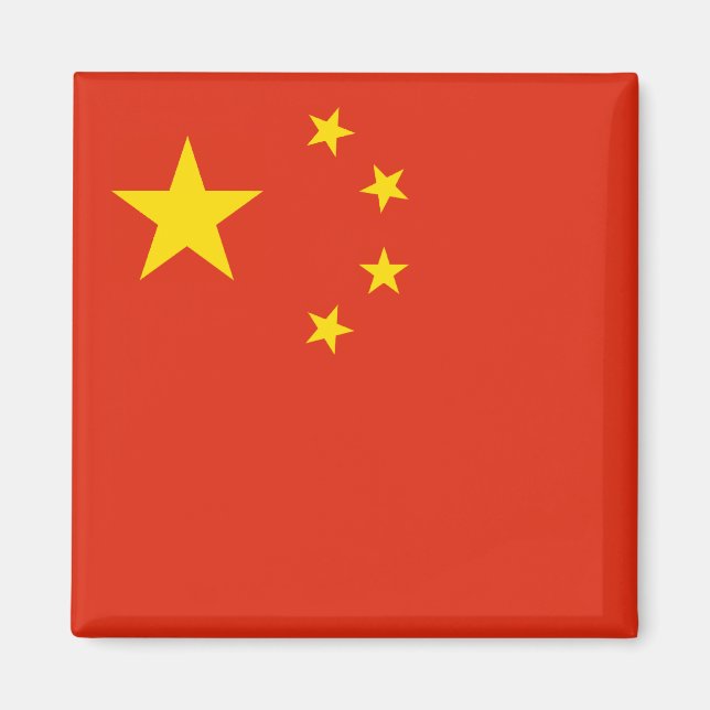 China Flag Magnet (Vorne)