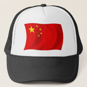 China-Flag-Mütze Truckerkappe