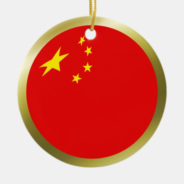 China Flag Ornament (Vorne)