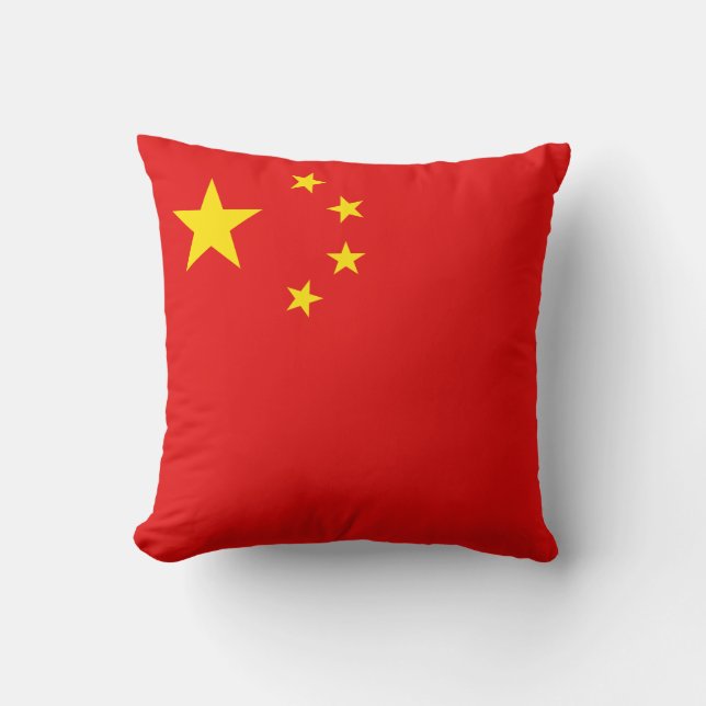 China Flag x Flag Kissen (Vorderseite)