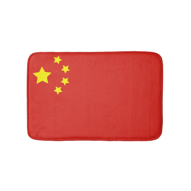 China-Flagge Badematte (Vorderseite)