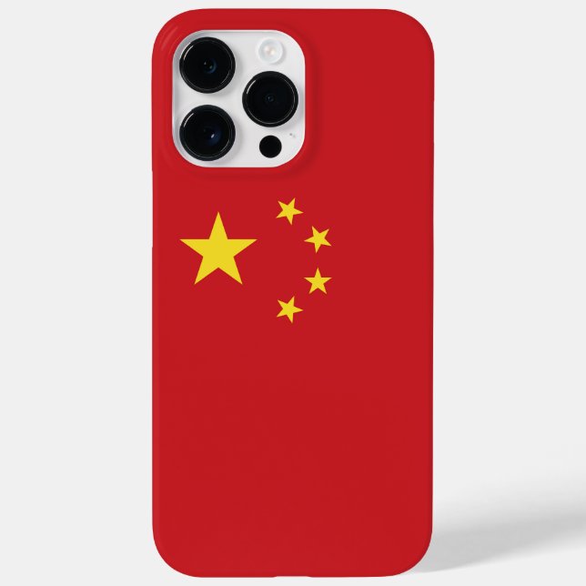 China-Flagge Case-Mate iPhone Hülle (Rückseite)