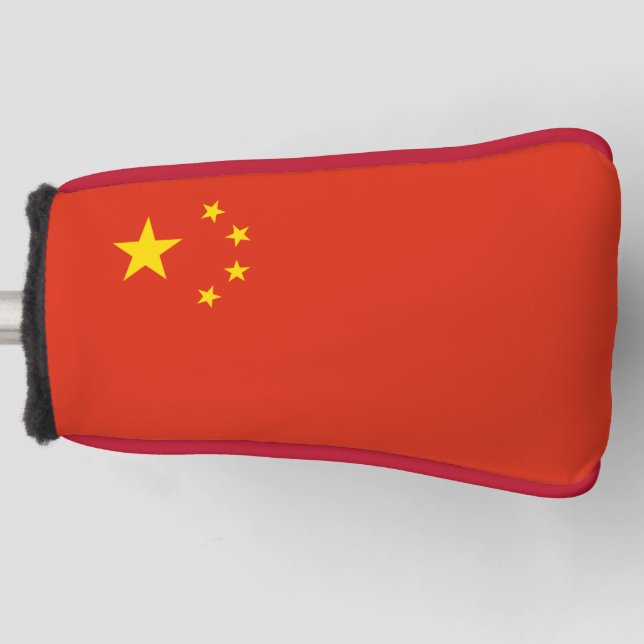 China-Flagge Golf Head Cover Headcover (Vorderseite)
