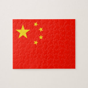 China-Flagge - hohe Qualität Puzzle
