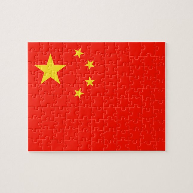 China-Flagge - hohe Qualität Puzzle (Horizontal)