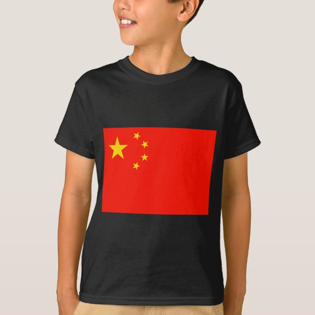 China-Flagge - hohe Qualität T-Shirt (Vorderseite)